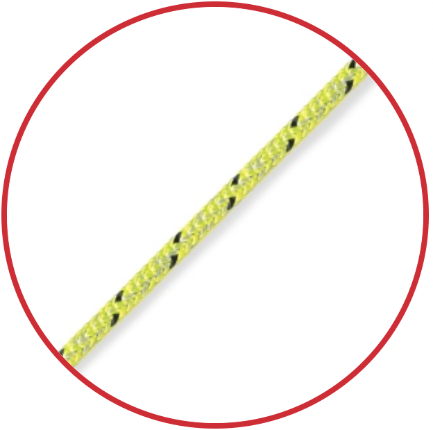 EXCEL RACING 5mm Lime/Grey 100mR