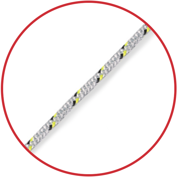 EXCEL RACING 5mm White/Grey 100mR