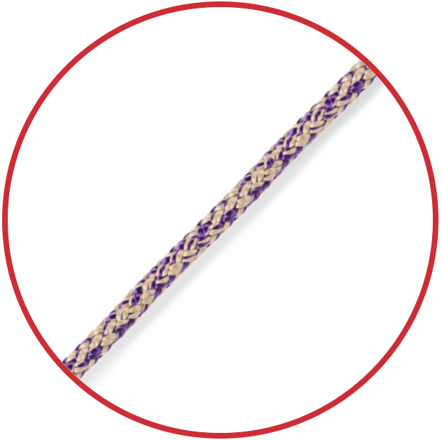 EXCEL R8 7mm NAT/PURPLE 100mR
