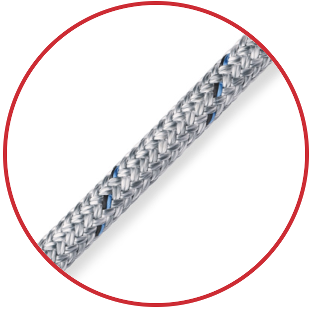 BLUE OCEAN D/BRAID 10mm GREY / 6,5metre