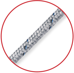 BLUE OCEAN D/BRAID 10mm GREY / 6,5metre