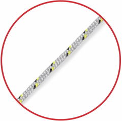 EXCEL RACING 5mm White/Grey 100mR